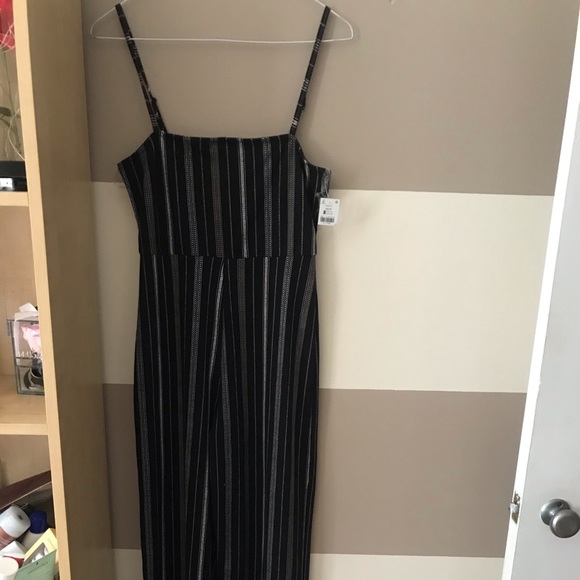 Ardene - Women’s Black &Cream Striped Jumpsuit -XS - Picture 4 of 8